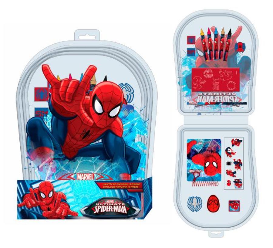 Set Pittura Spiderman Valigetta Colori Scuola Idee Regali