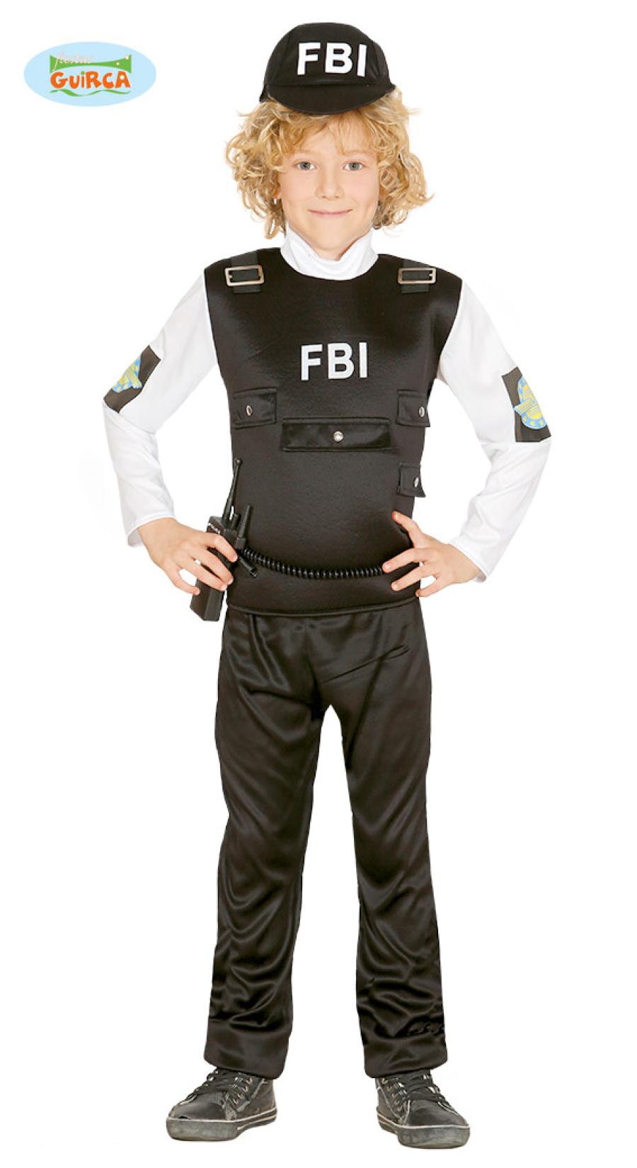 Costume Bambino Swat Agente Fbi Agente Segreto Travestimento Carnevale  Bambini S.W.A.T. -  - Addobbi ed articoli per feste,  eventi e party