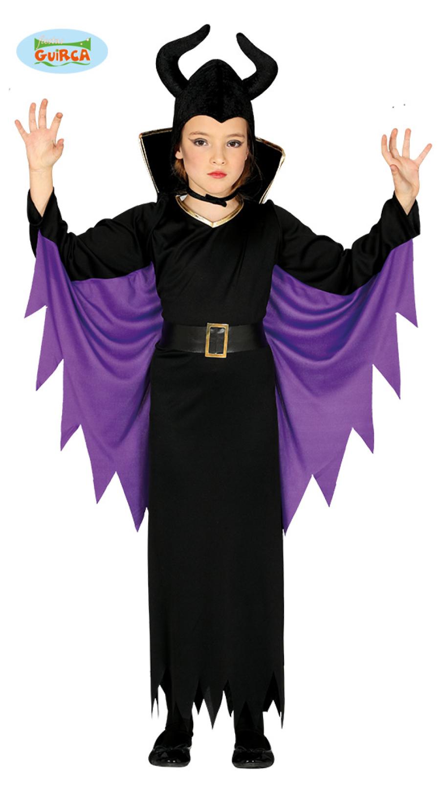 Costume Bambina Malefica Maleficent La Bella Addormentata Nel Bosco 10/12  Anni Carnevale Halloween -  - Addobbi ed articoli per  feste, eventi e party