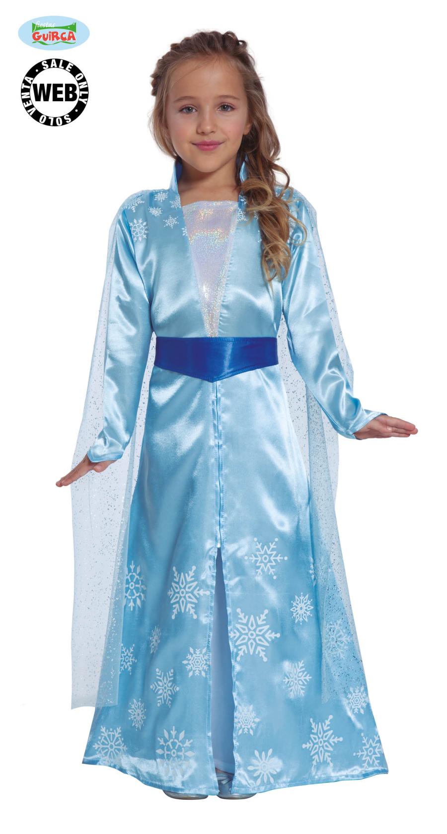 Costume da Frozen da bambina per Carnevale e per feste a tema, taglia 7/9  anni -  - Addobbi ed articoli per feste, eventi e party