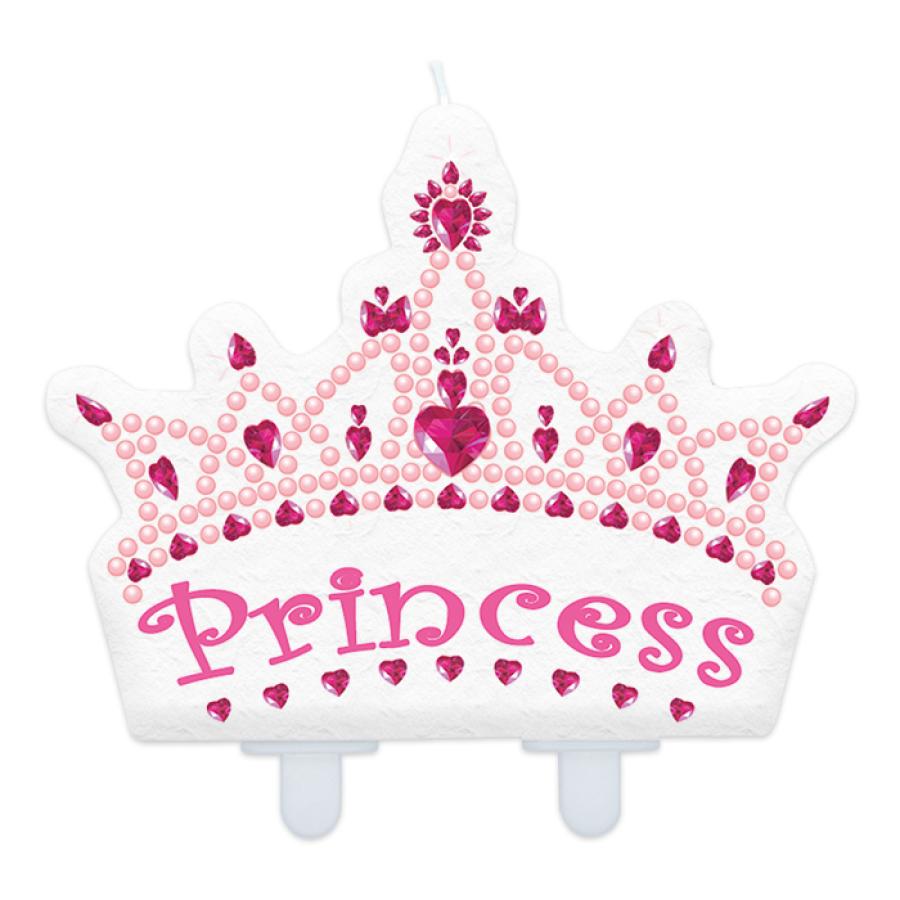 Candelina Torta Sagomata Princess Corona Tiara Compleanno Bambina Festa  Tema -  - Addobbi ed articoli per feste, eventi e party