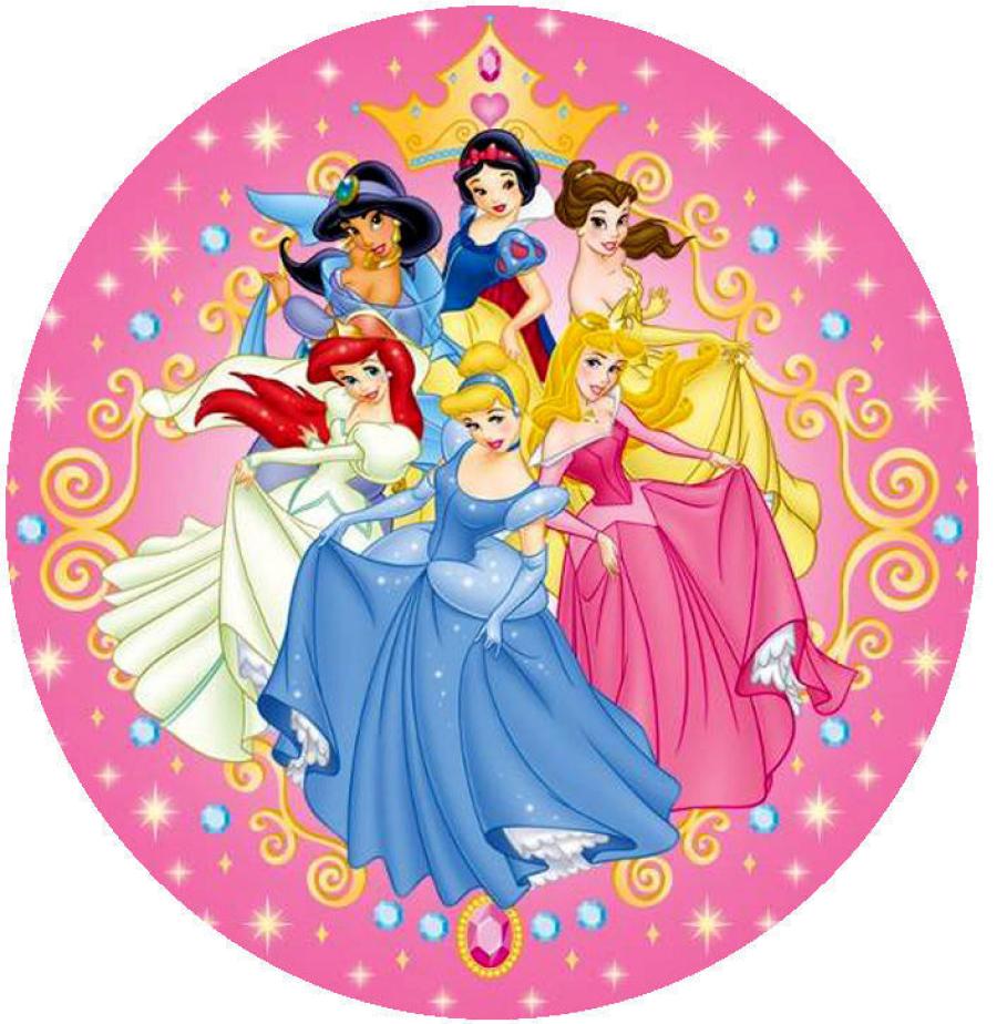 Cialda in ostia per torta PRINCIPESSE DISNEY PRINCESS, personalizzata nome,  disco, dolce, torte, cialde, ostie – Balloonshop Addobbi per Feste