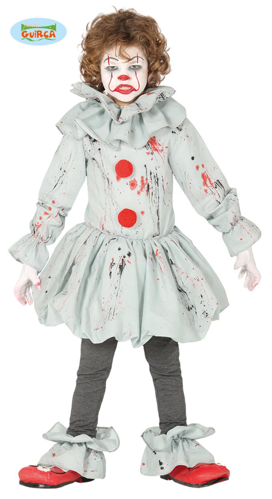 Costume Bambino Pagliaccio Clown Assassino Killer IT Horror